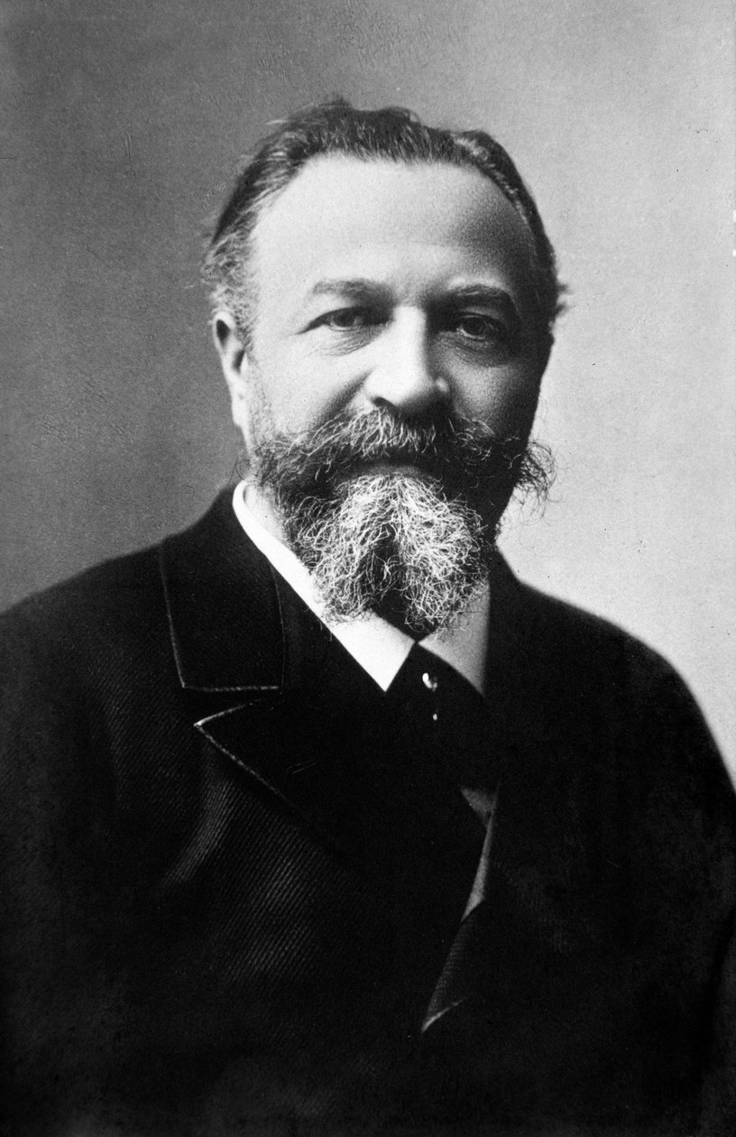 Porträtt av Edouard Colonne (s/v foto) av Unknown photographer