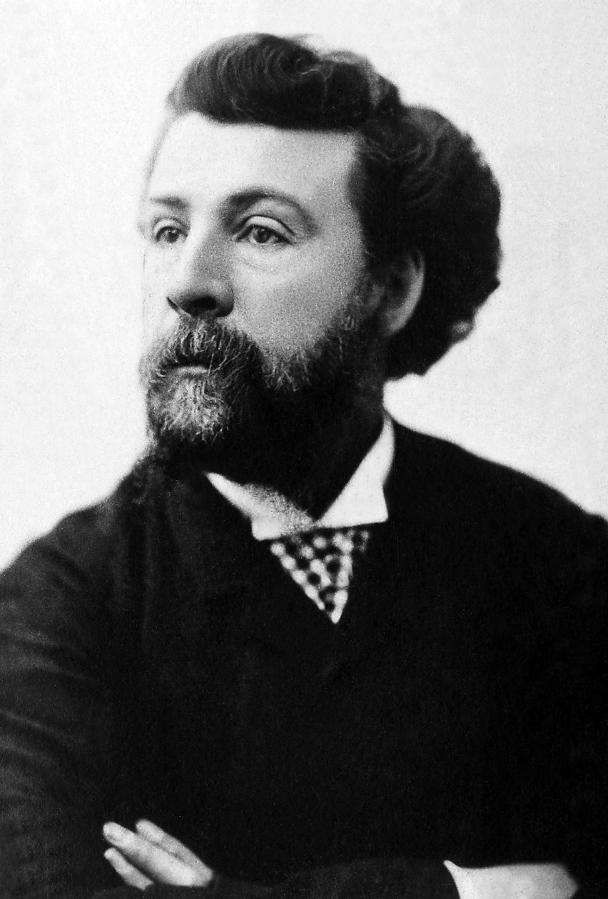 Porträtt av Edouard Pailleron (1834-1899), fransk poet och dramatiker. av Unknown photographer
