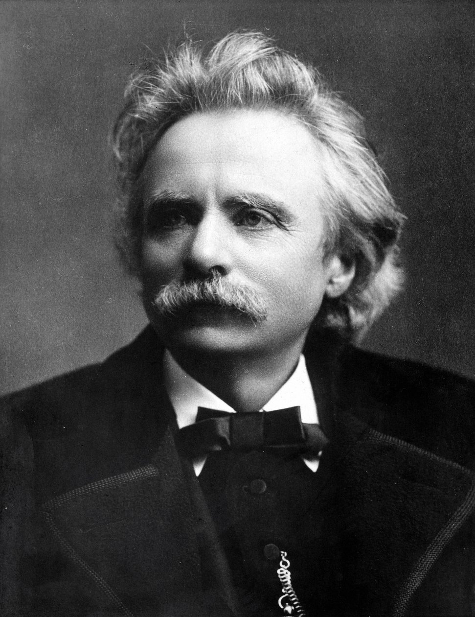 Porträtt av Edvard Grieg (1843 - 1907) norsk kompositör. av Unknown photographer
