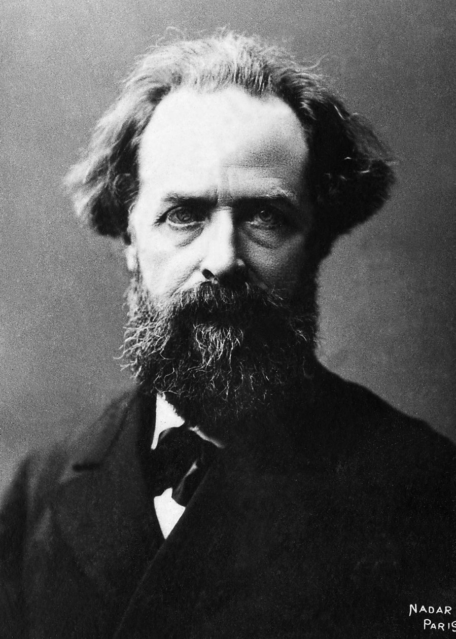 Porträtt av Elysee (Elisee) Reclus (1830-1905), geograf, anarkistisk militant. av Unknown photographer