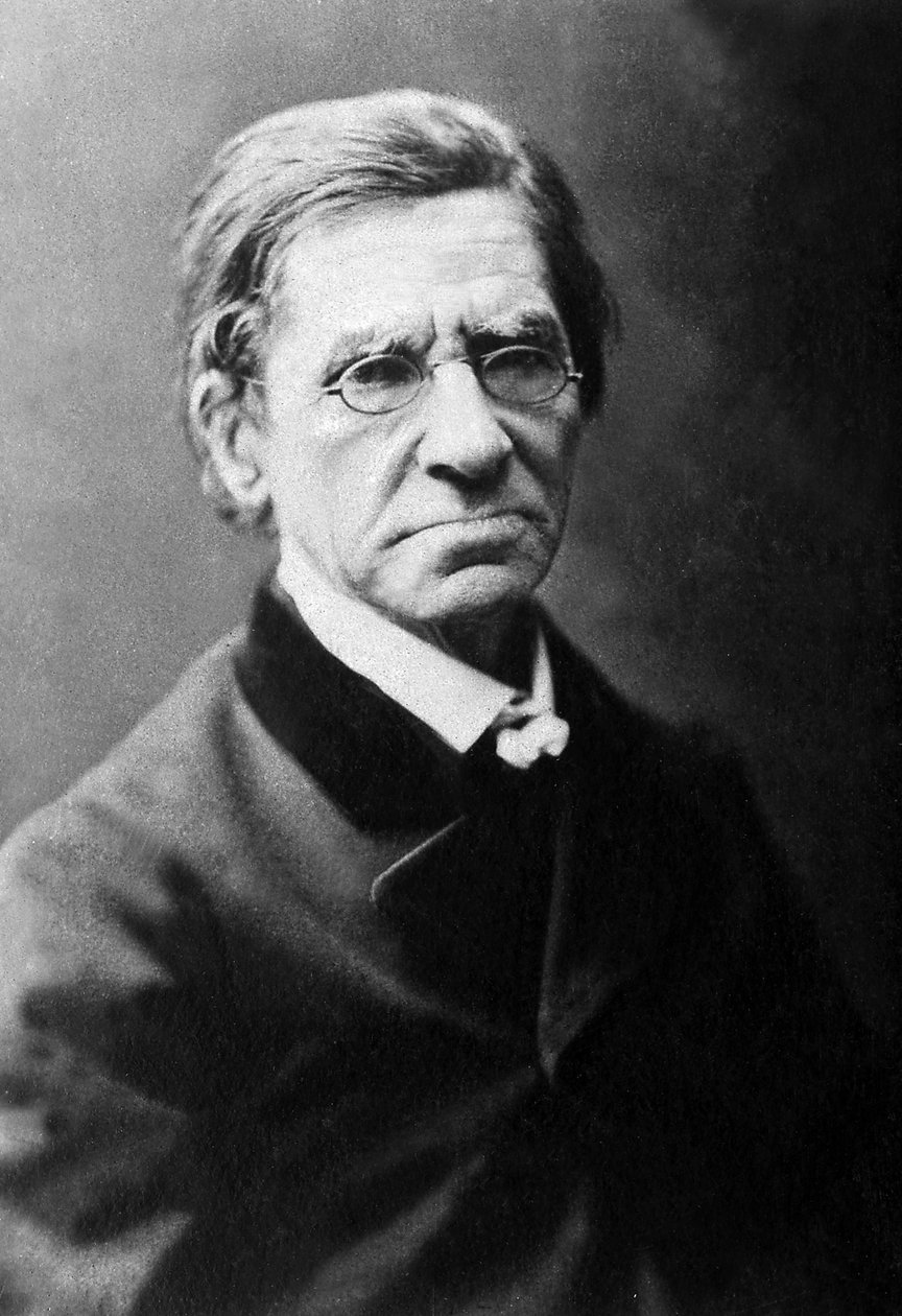 Porträtt av Emile Littre (1801-1881), fransk filolog, läkare och politiker. av Unknown photographer