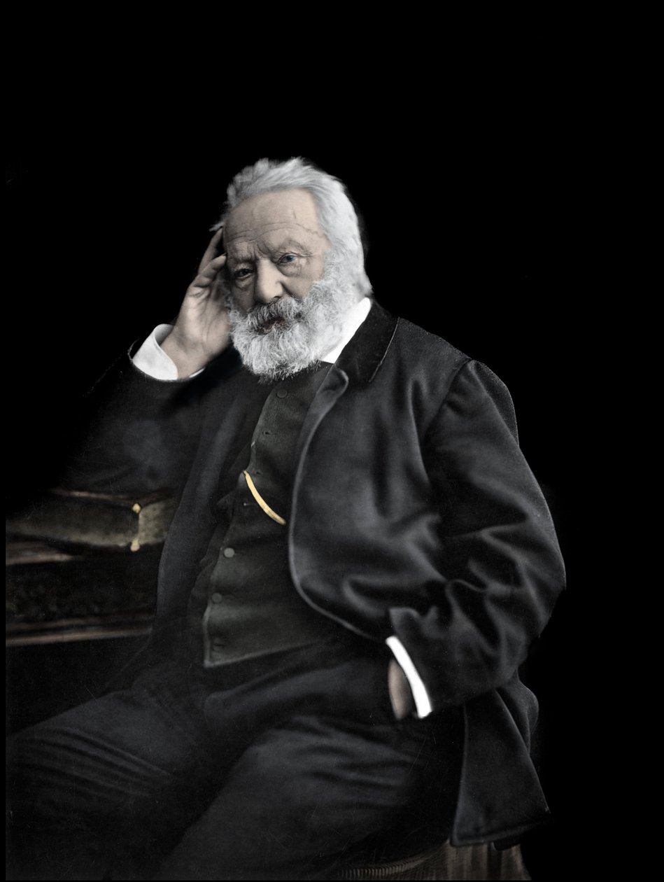 Porträtt av den engelske författaren Victor Hugo C1880 av Unknown photographer