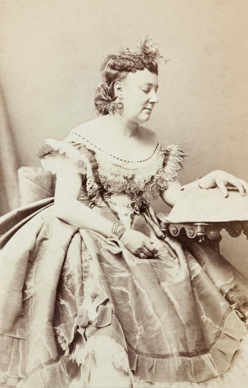 Porträtt av Ermina Rudersdorf av Unknown photographer