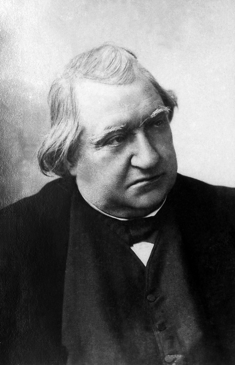 Porträtt av Ernest Renan (1823-1892), fransk filolog och författare. av Unknown photographer
