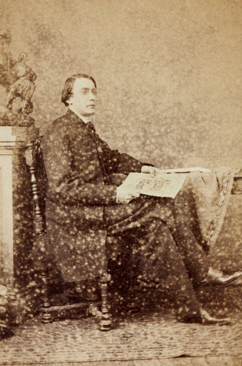 Porträtt av Ernst Pauer av Unknown photographer