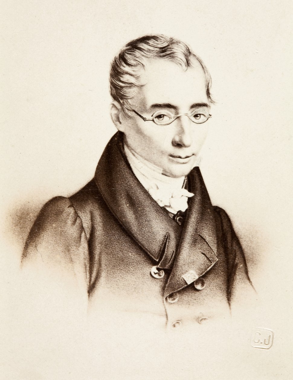 Porträtt av Ferdinand Hérold av Unknown photographer