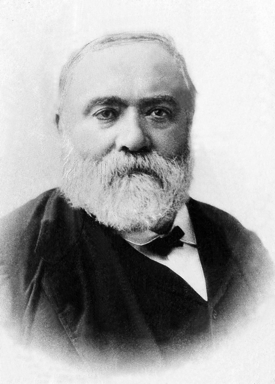 Porträtt av Francisque Sarcey (1827-1899), fransk journalist. av Unknown photographer