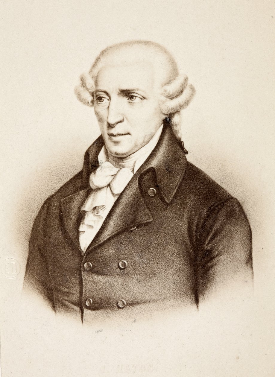 Porträtt av Franz Joseph Haydn av Unknown photographer