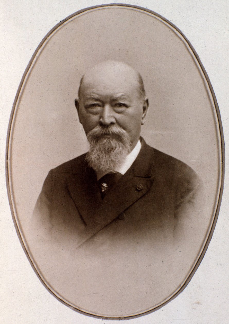 Porträtt av Franz von Suppe (s/v foto av Unknown photographer