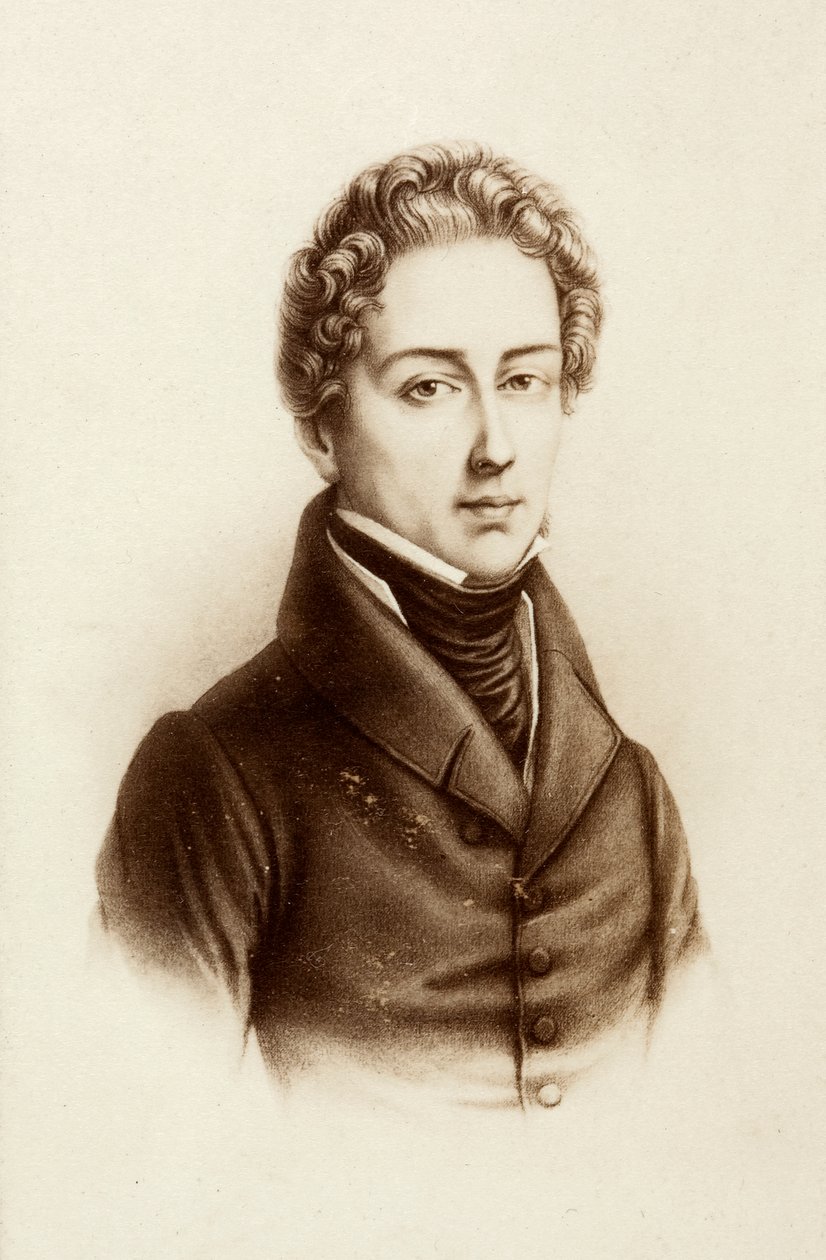 Porträtt av Frédéric Chopin av Unknown photographer