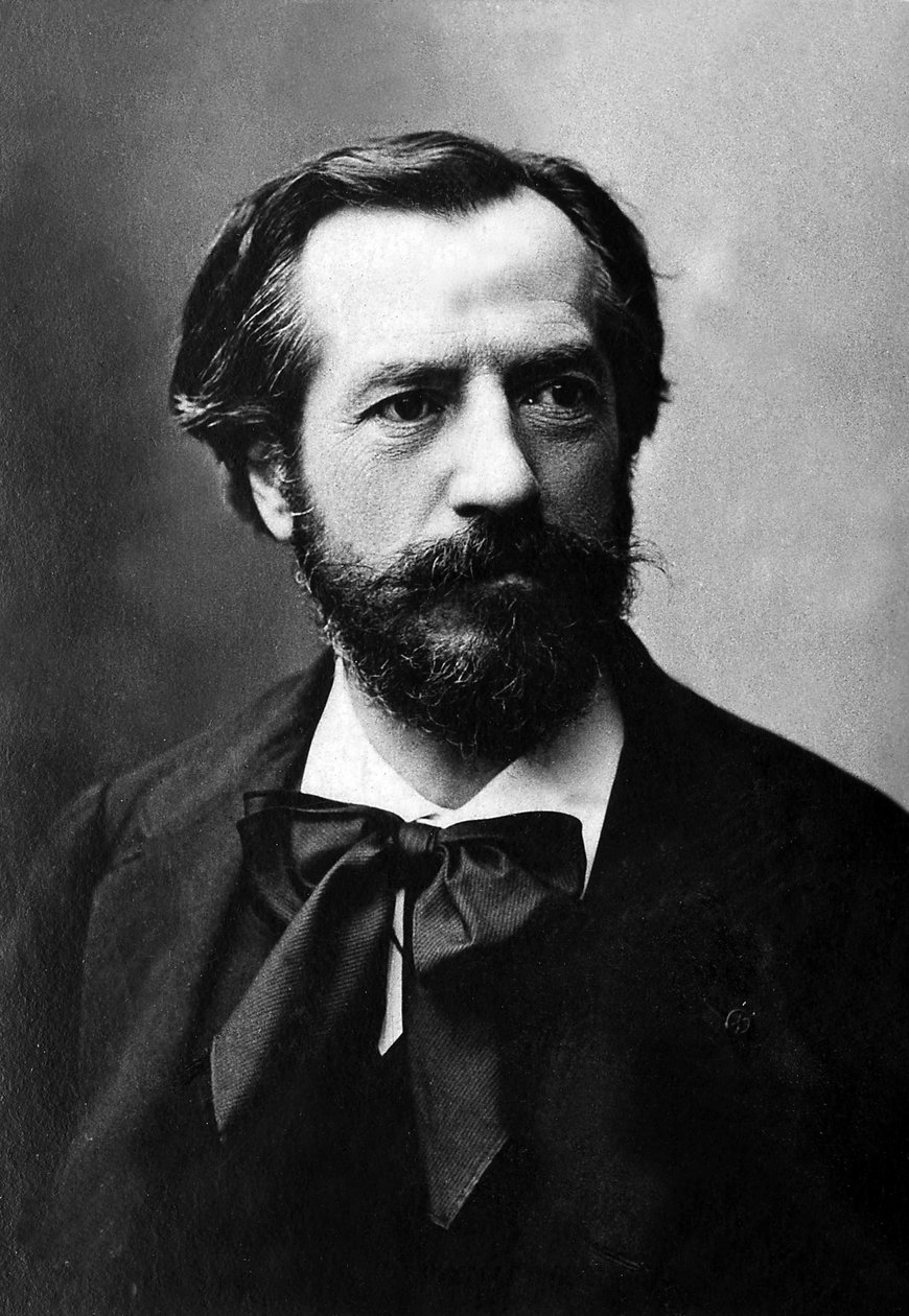 Porträtt av Frederic Auguste Bartholdi (1834-1904), fransk skulptör. av Unknown photographer