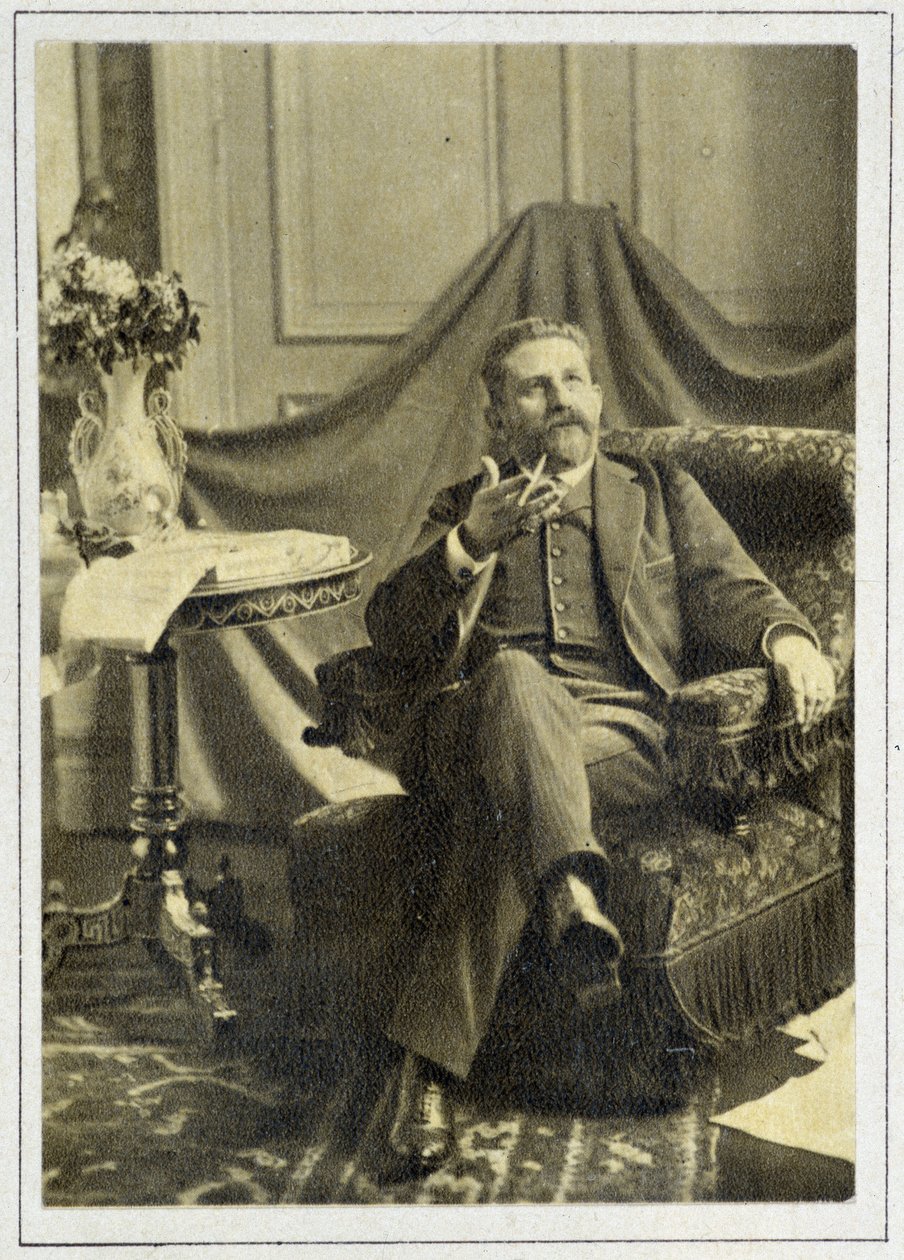 Porträtt av general Georges Boulanger (1837 - 1891). av Unknown photographer
