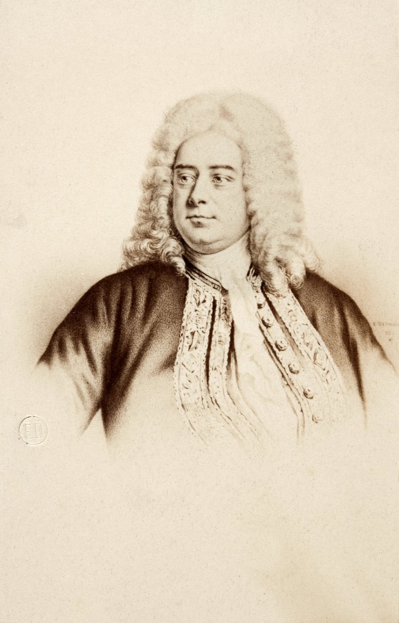 Porträtt av Georg Friedrich Händel av Unknown photographer