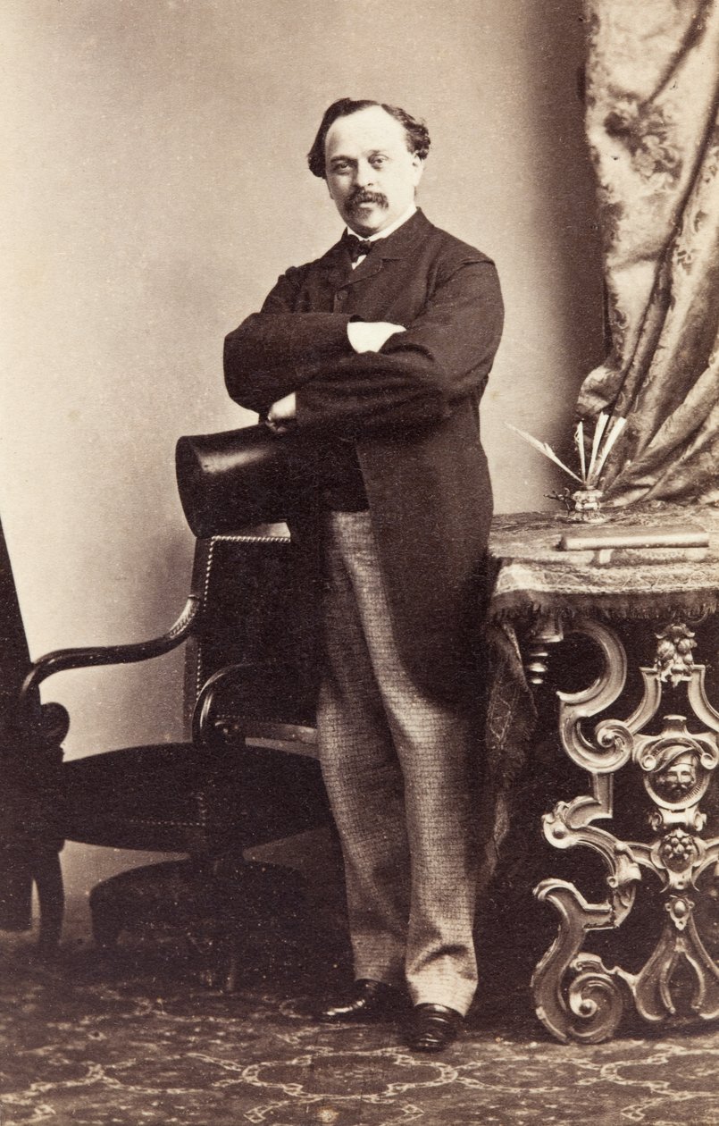 Porträtt av Giovanni Battista Belletti av Unknown photographer