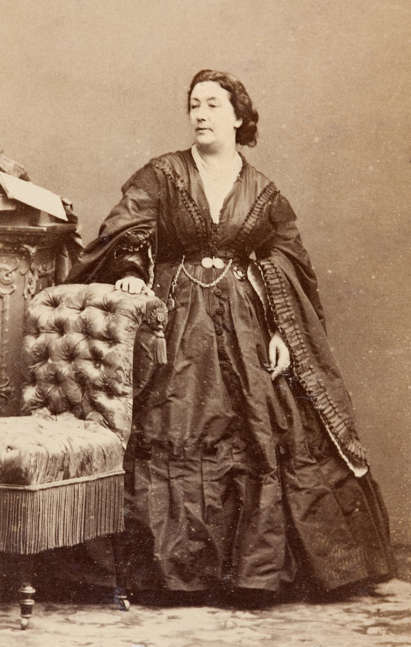 Porträtt av Giulia Grisi av Unknown photographer