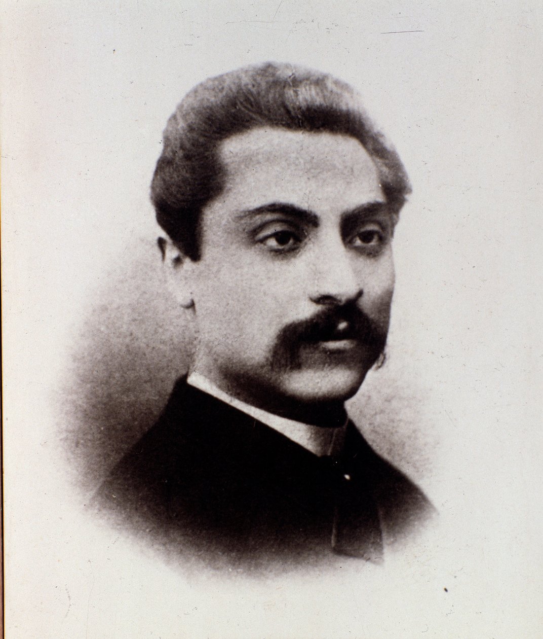 Porträtt av Giuseppe Martucci (s/v foto) av Unknown photographer