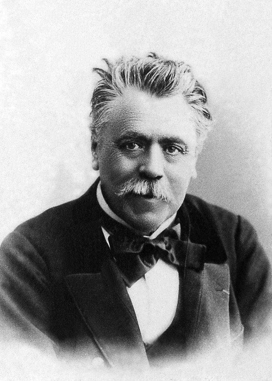 Porträtt av Henri Francois Becque (1837-1899), fransk författare. av Unknown photographer