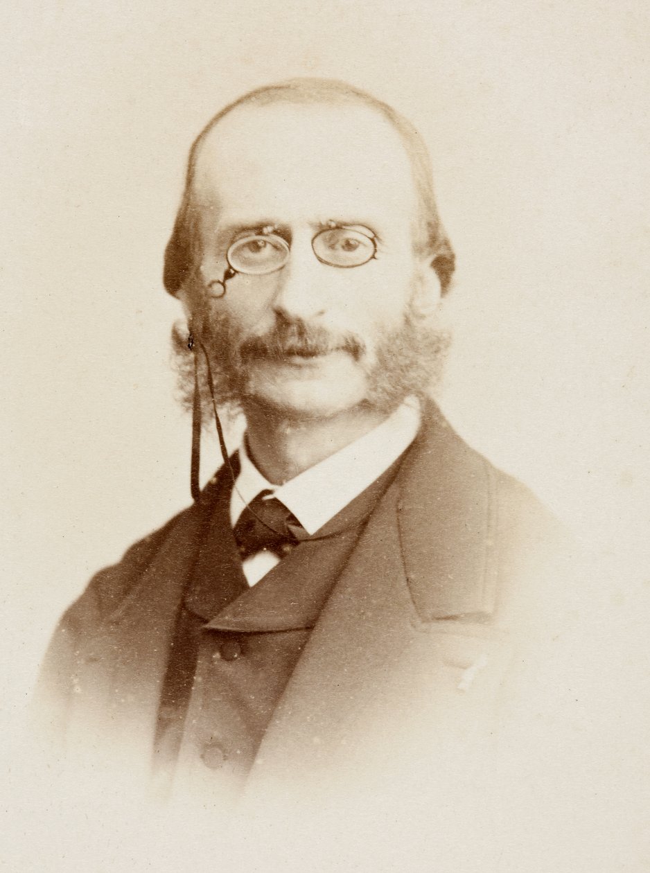 Porträtt av Jacques Offenbach av Unknown photographer