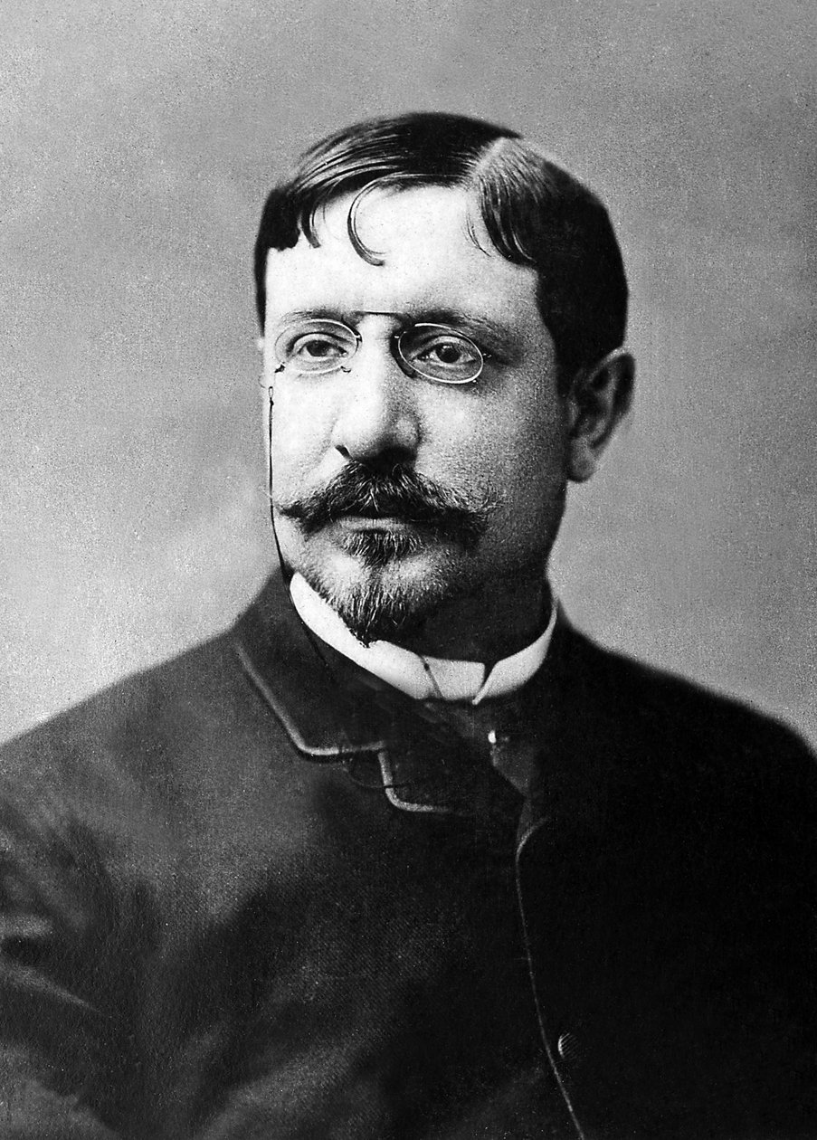 Porträtt av Jean Joseph (Jean-Joseph) Constant dit Benjamin Constant (Benjamin-Constant) (1845-1902), fransk orientalistisk målare och gravör. av Unknown photographer