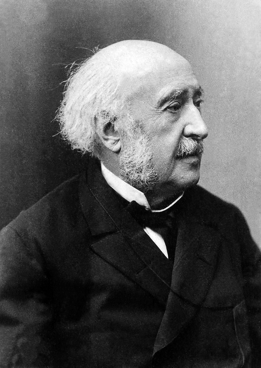 Porträtt av Jules Francois Simon Suisse dit Jules Simon (1814-1896), fransk politiker. av Unknown photographer