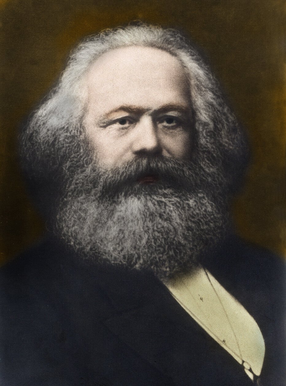 Porträtt av Karl Marx (1818-1883) 1878 av Unknown photographer