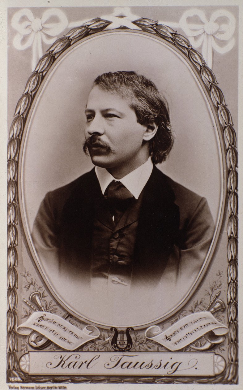 Porträtt av Karl Taussig (gravyr efter foto) av Unknown photographer