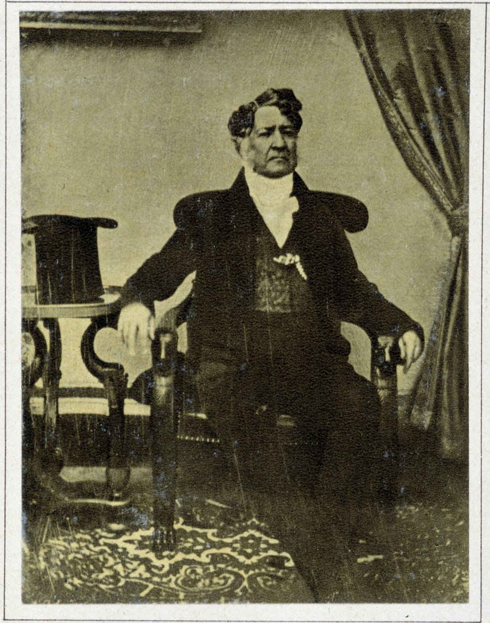 Porträtt av Louis Philippe I (1773 - 1850) 1845. av Unknown photographer