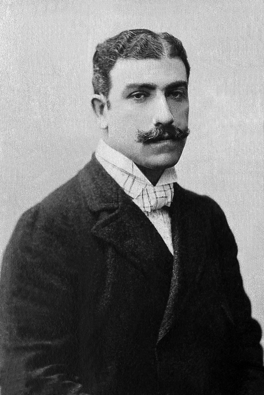 Porträtt av Lucien Germain Guitry (1860-1925), fransk skådespelare. av Unknown photographer
