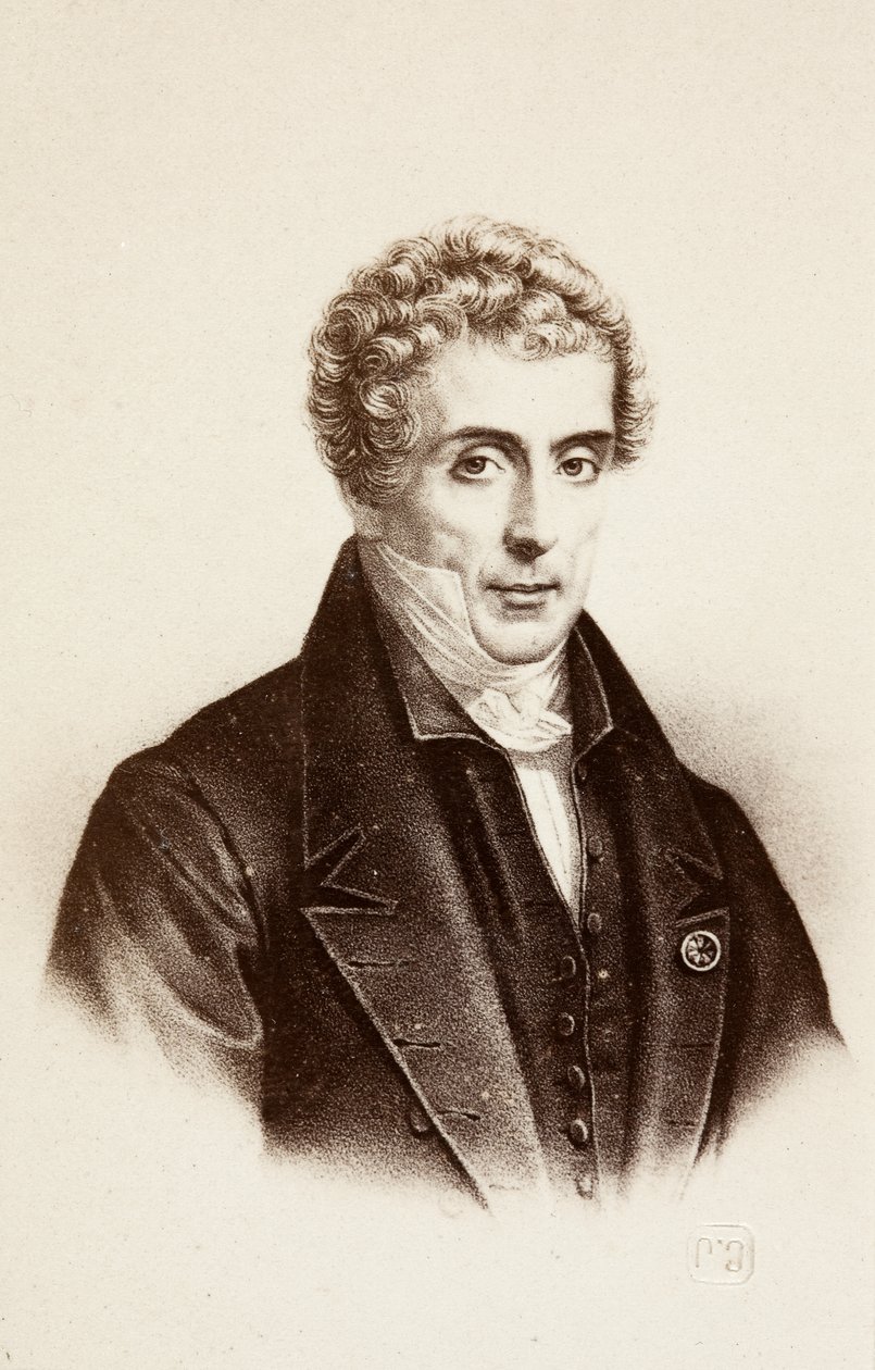 Porträtt av Luigi Cherubini av Unknown photographer