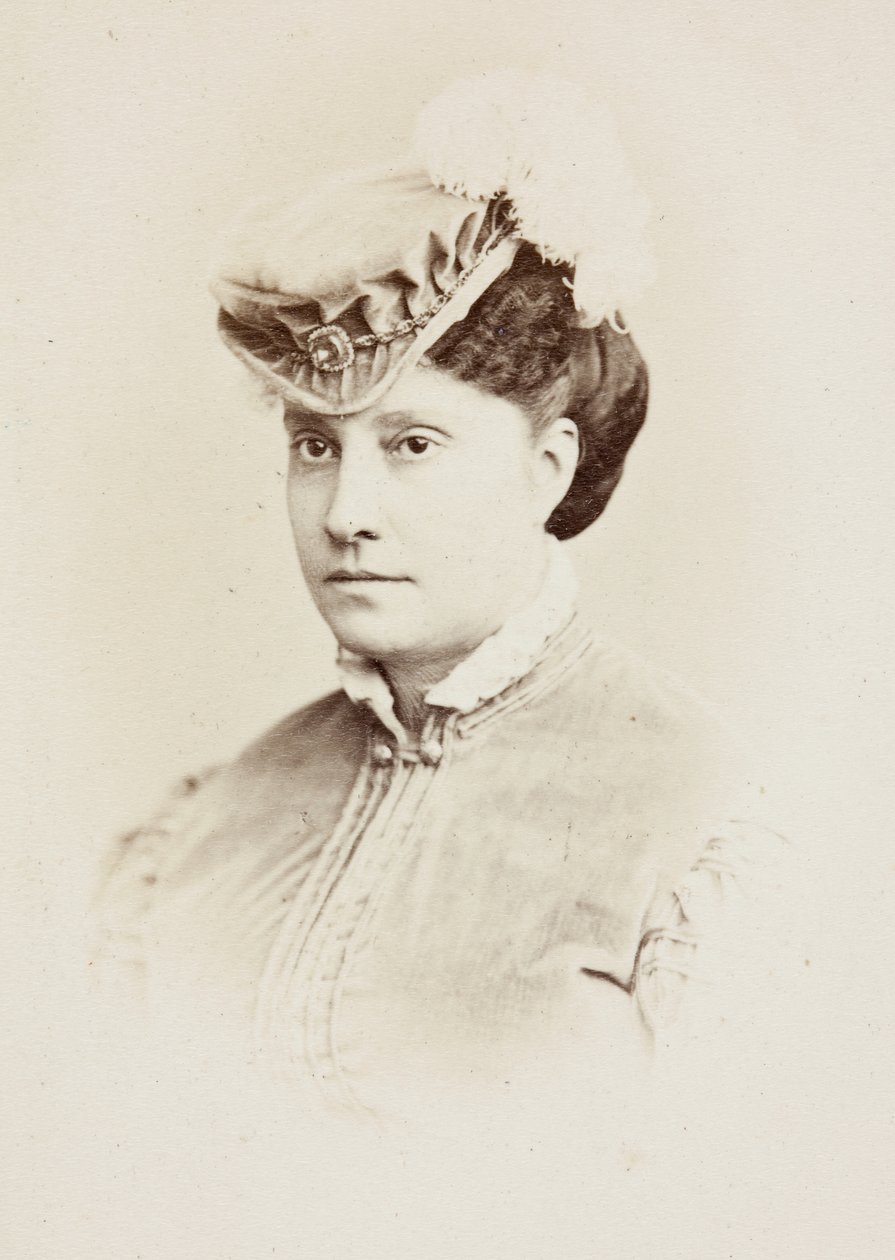 Porträtt av Marie-Caroline Carvalho av Unknown photographer