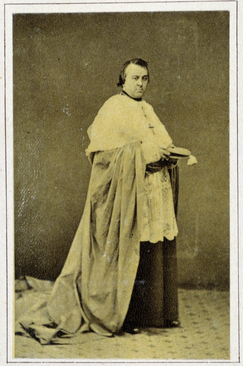 Porträtt av Monsignor Lavigerie (1825 - 1892) 1869 av Unknown photographer