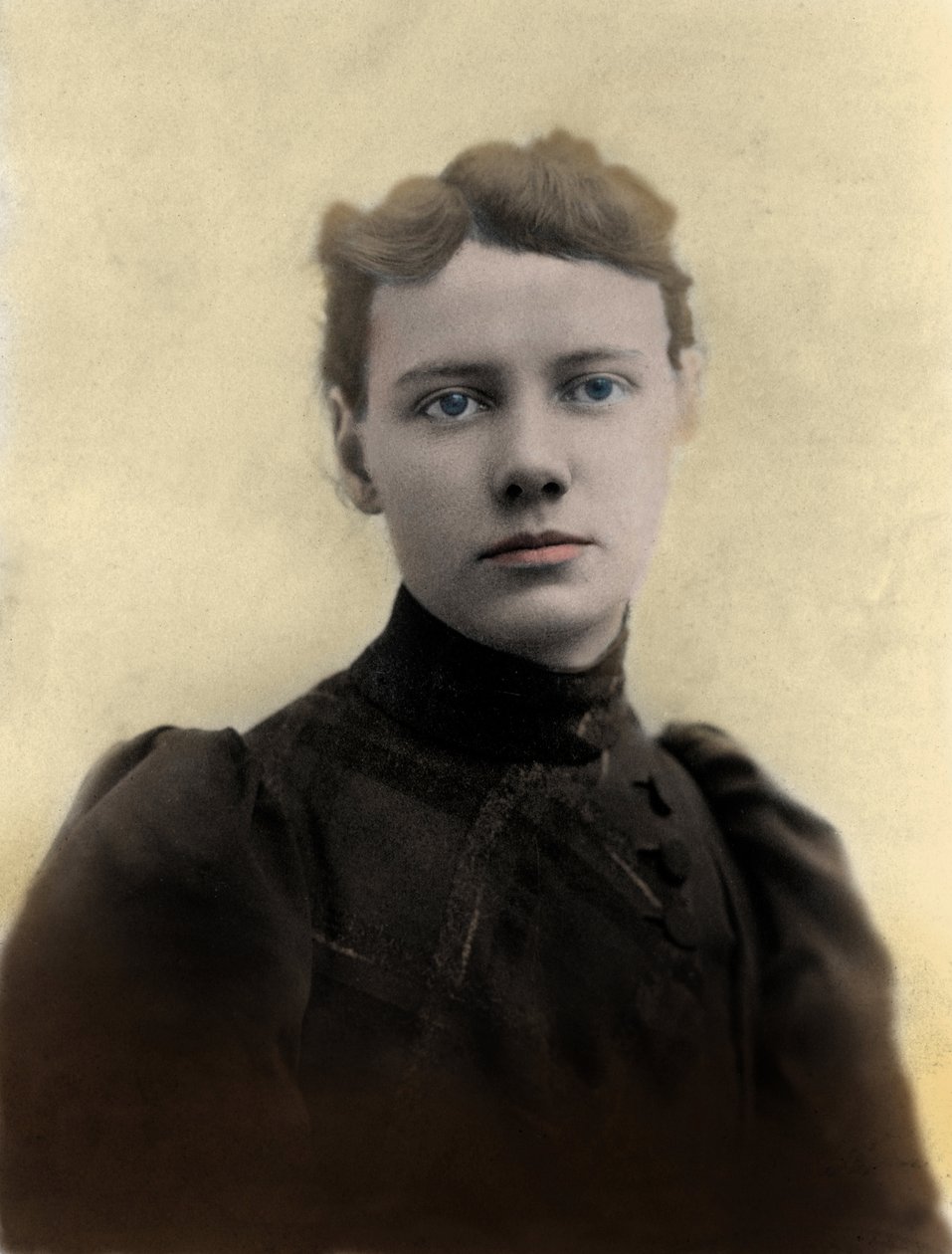 Porträtt av Nellie Bly (Elizabeth Jane Cochrane) 1864-1922 amerikansk journalist av Unknown photographer