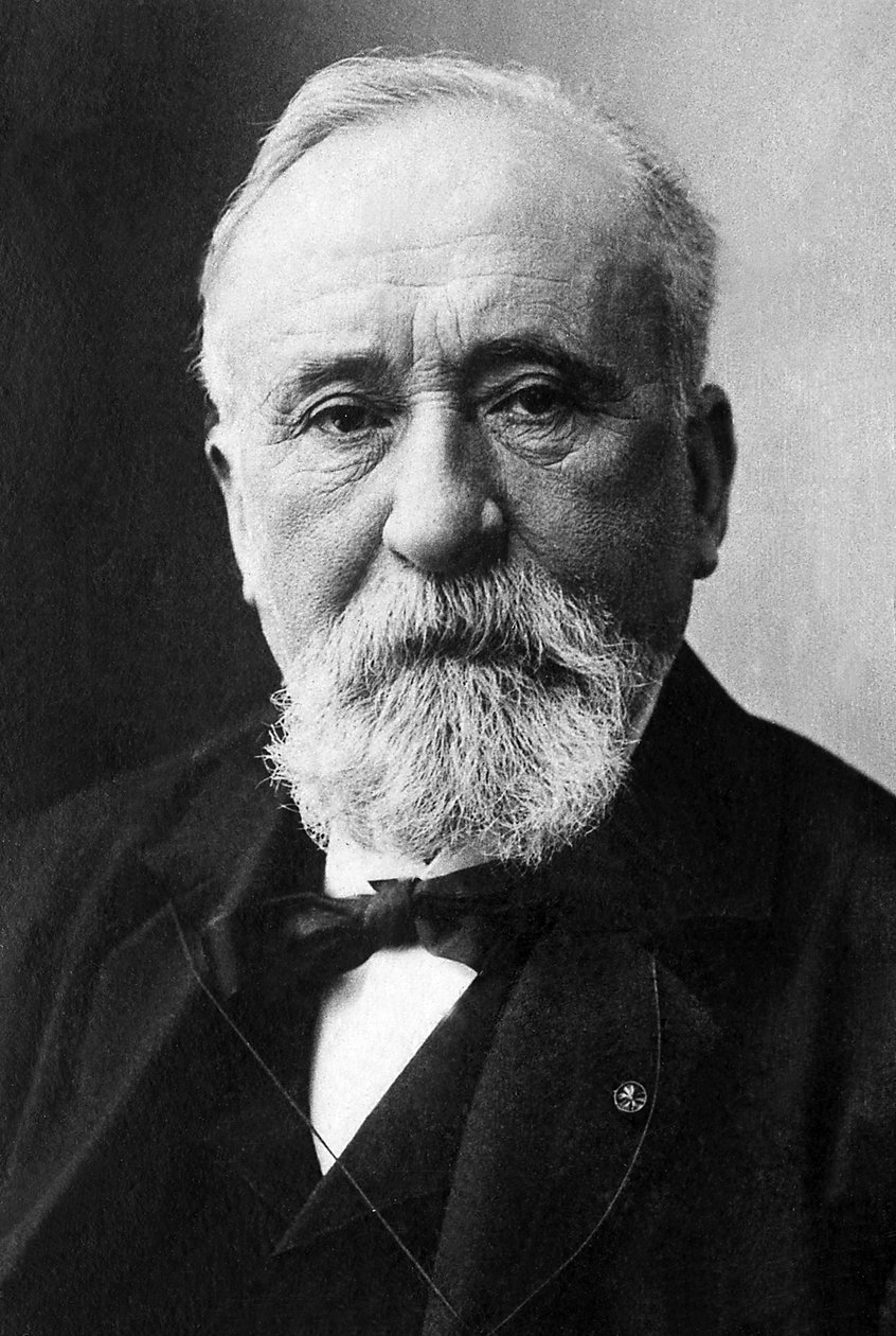 Porträtt av Pierre Puvis de Chavannes (1824-1898), fransk symbolistisk målare. av Unknown photographer