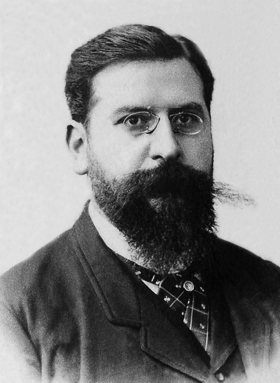 Porträtt av Raoul Pugno (1852-1914), pianist, han var också kompositör och pianolärare vid Conservatoire de Paris. av Unknown photographer
