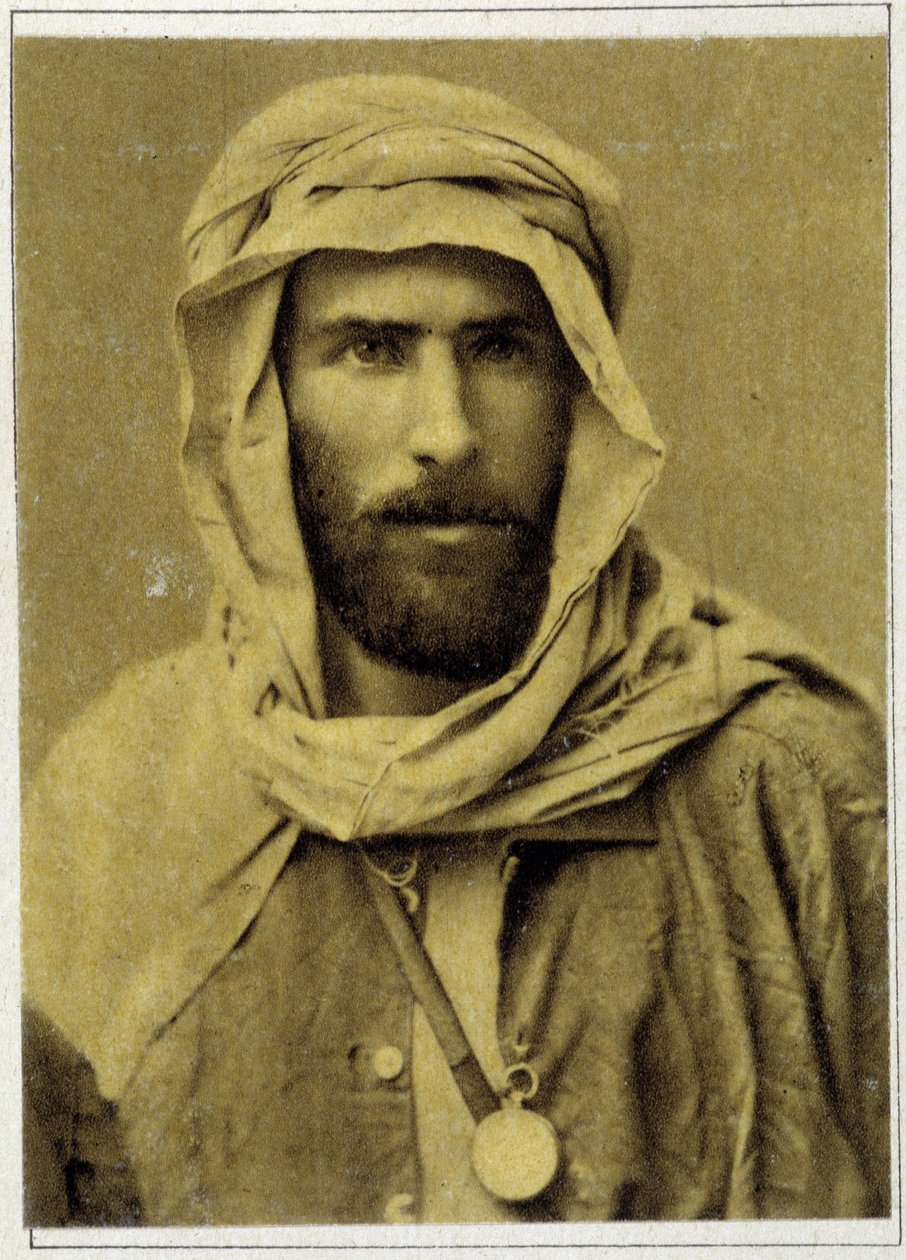 Porträtt av Savorgnan de Brazza 1882. av Unknown photographer