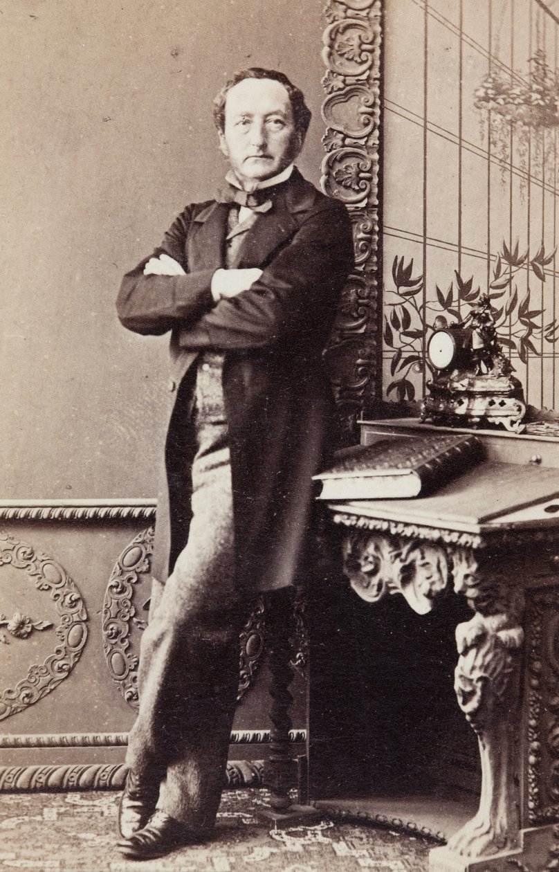 Porträtt av Sigismund Thalberg av Unknown photographer