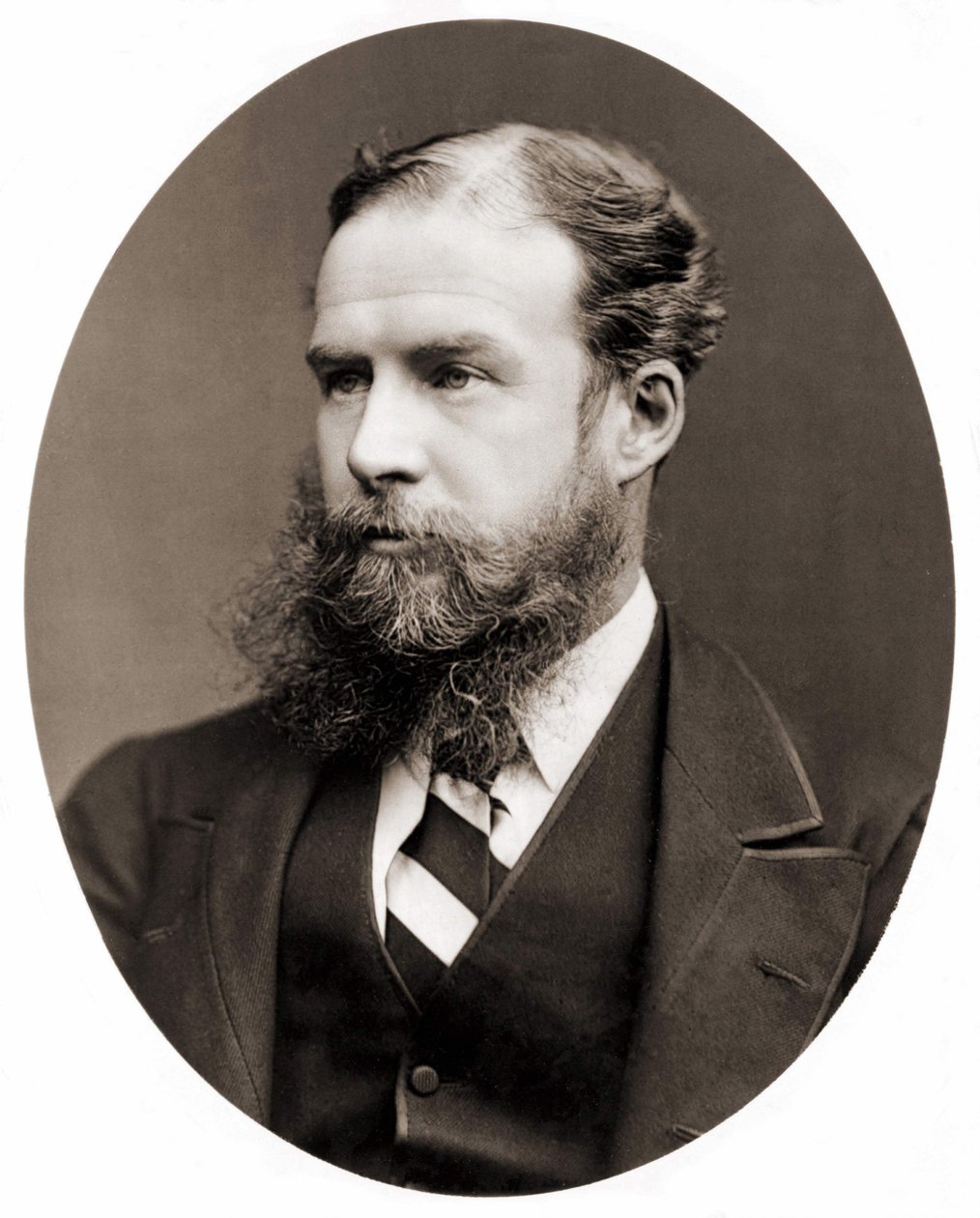 Porträtt av Sir John Lubbock, baron av Avebury (1834-1913), brittisk politiker, naturforskare och förhistoriker. Fotografi. av Unknown photographer
