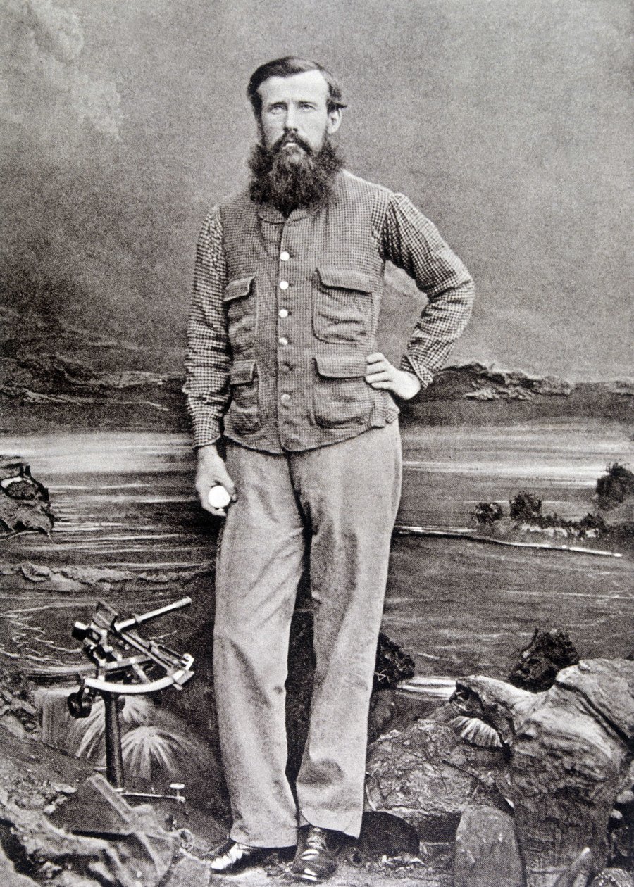 Porträtt av Speke, brittisk upptäcktsresande (1827 - 1864) av Unknown photographer