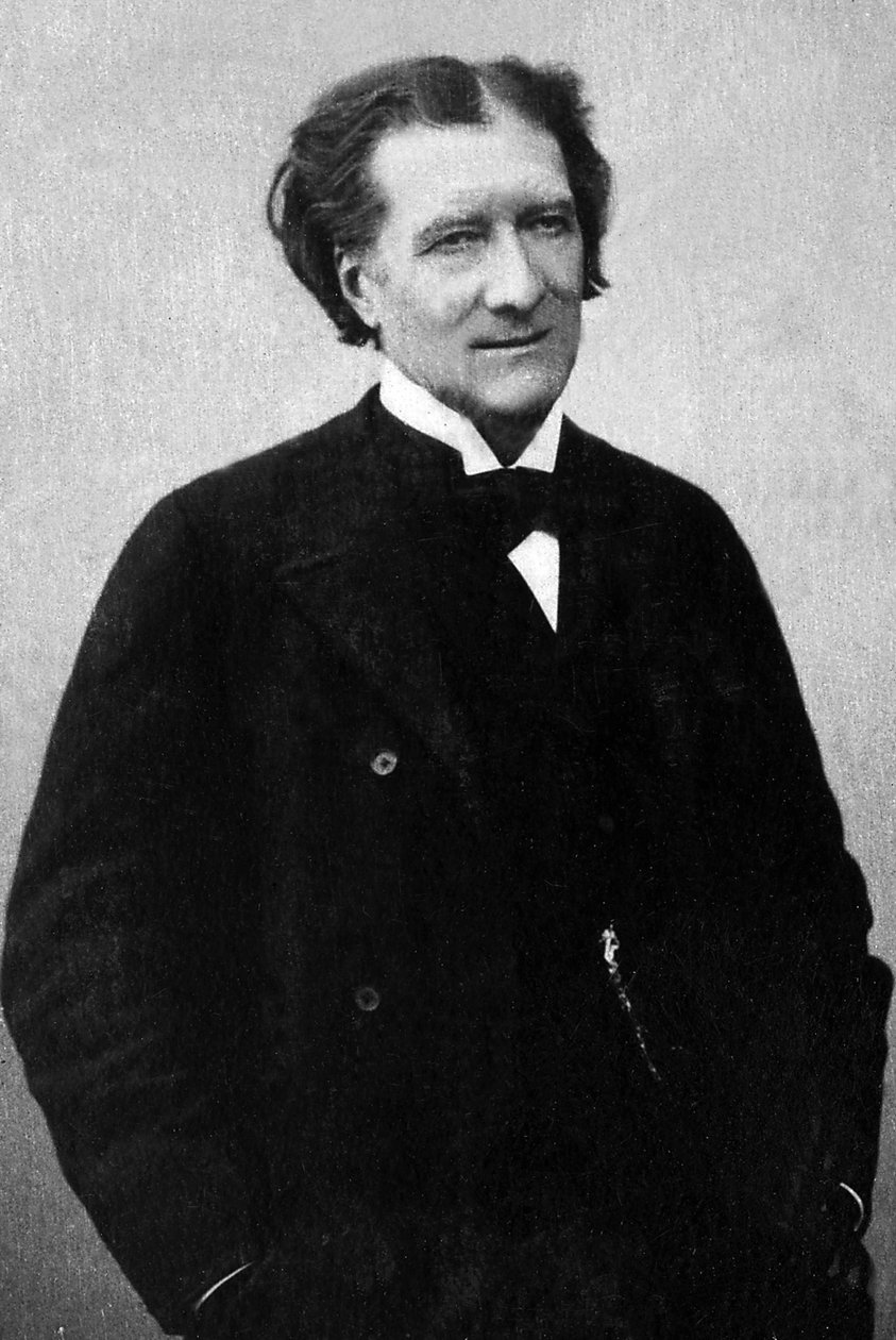 Porträtt av Victorien Sardou (1831-1908), fransk dramatiker. av Unknown photographer