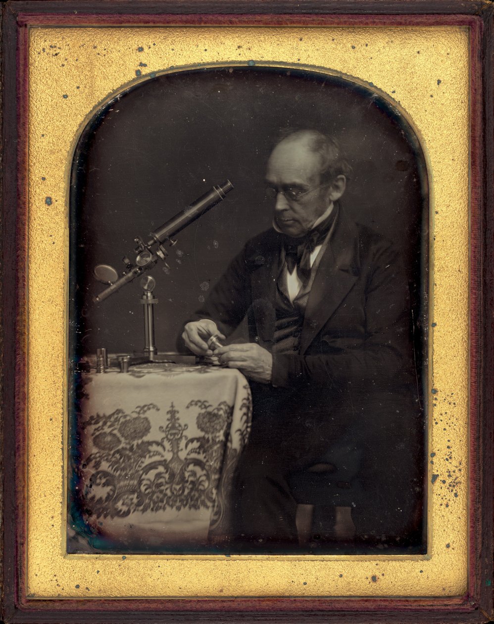 Porträtt av en vetenskapsman,ca. 1840 (foto) av Unknown photographer