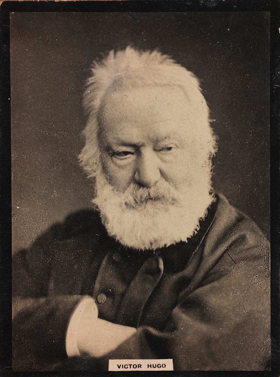 Porträtt av den franske författaren Victor Hugo (1802-1885) av Unknown photographer