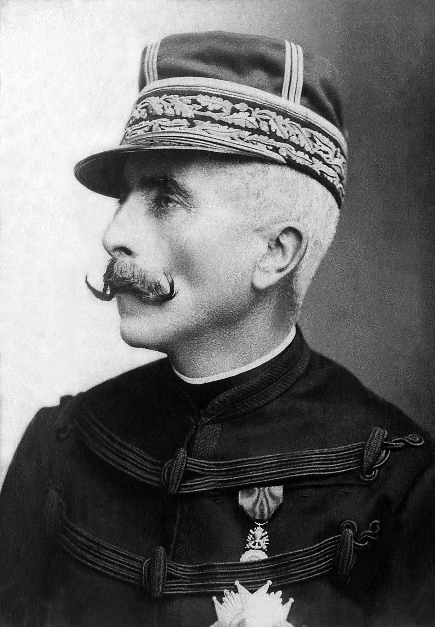 Porträtt av markisen Gaston Alexandre Auguste de Galliffet (1830-1909), general för den franska arméen. av Unknown photographer