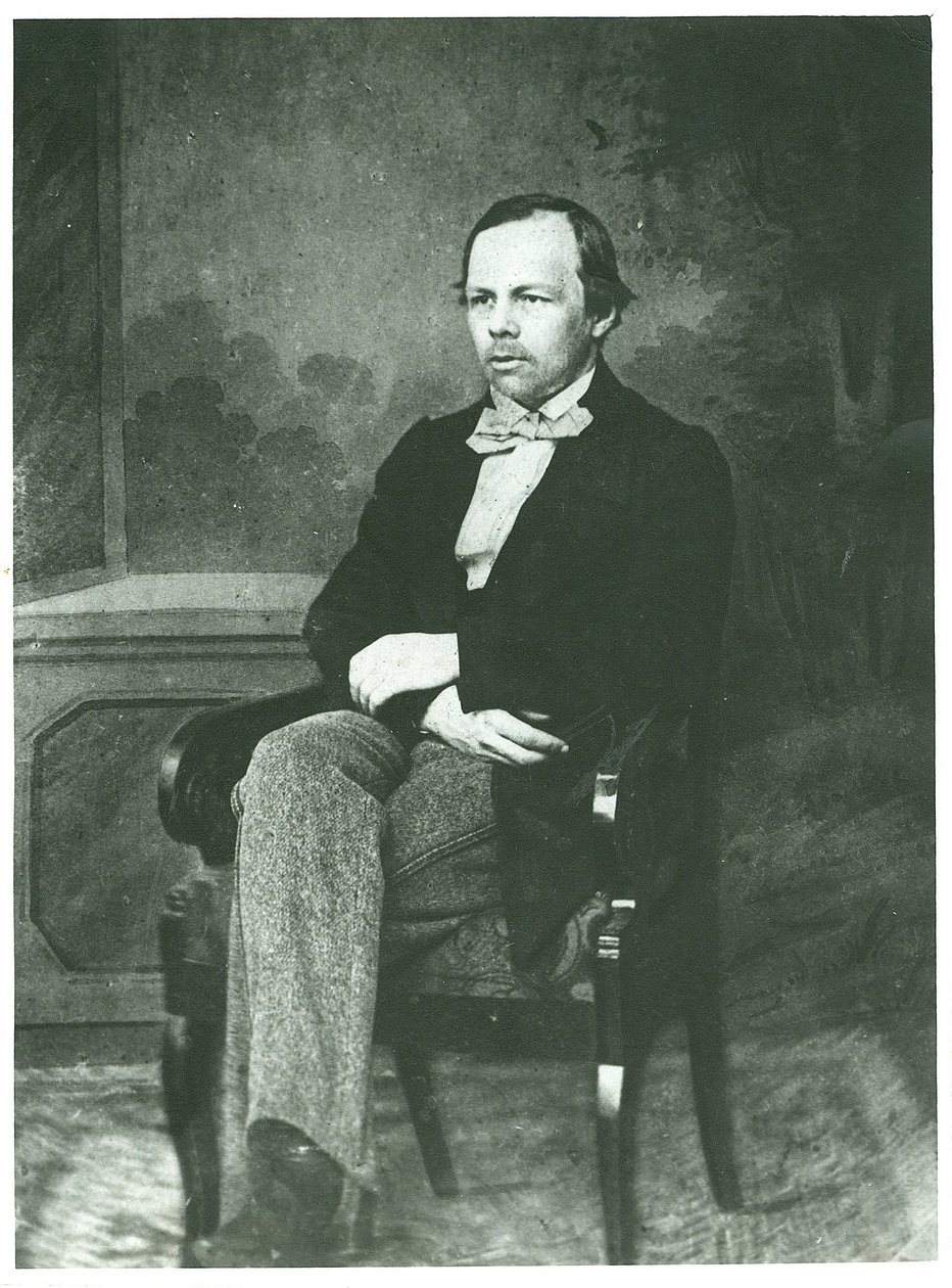Porträtt av författaren Fjodor Mikhaylovich Dostoyevsky (1821-1881), Anonym av Unknown photographer