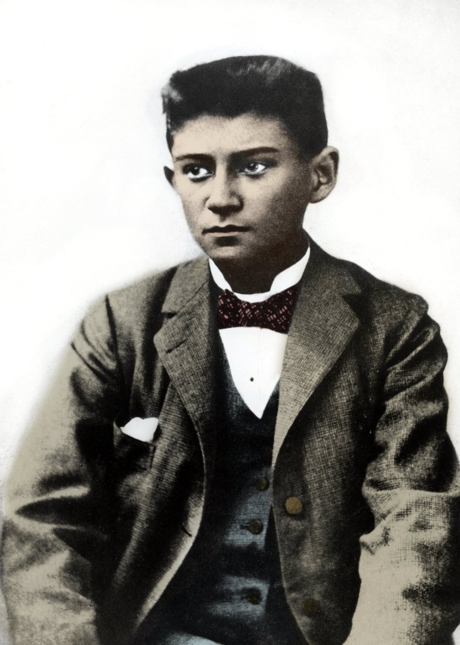 Porträtt av den unge Franz Kafka cirka 1899 av Unknown photographer