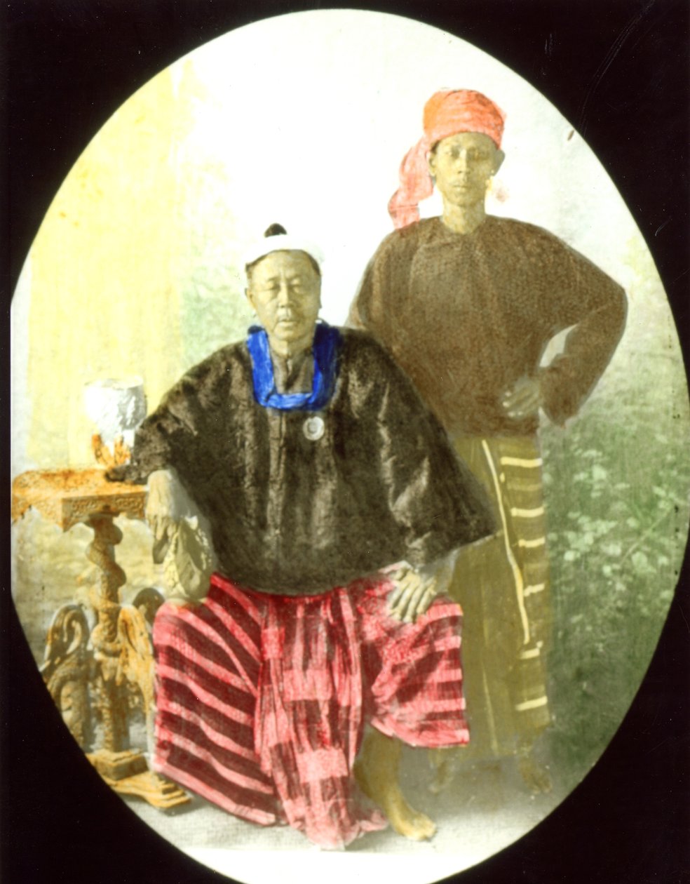 Burmas premiärminister Kinwun Mingyi U Kaung, ca 1890-talet (foto) av Unknown photographer