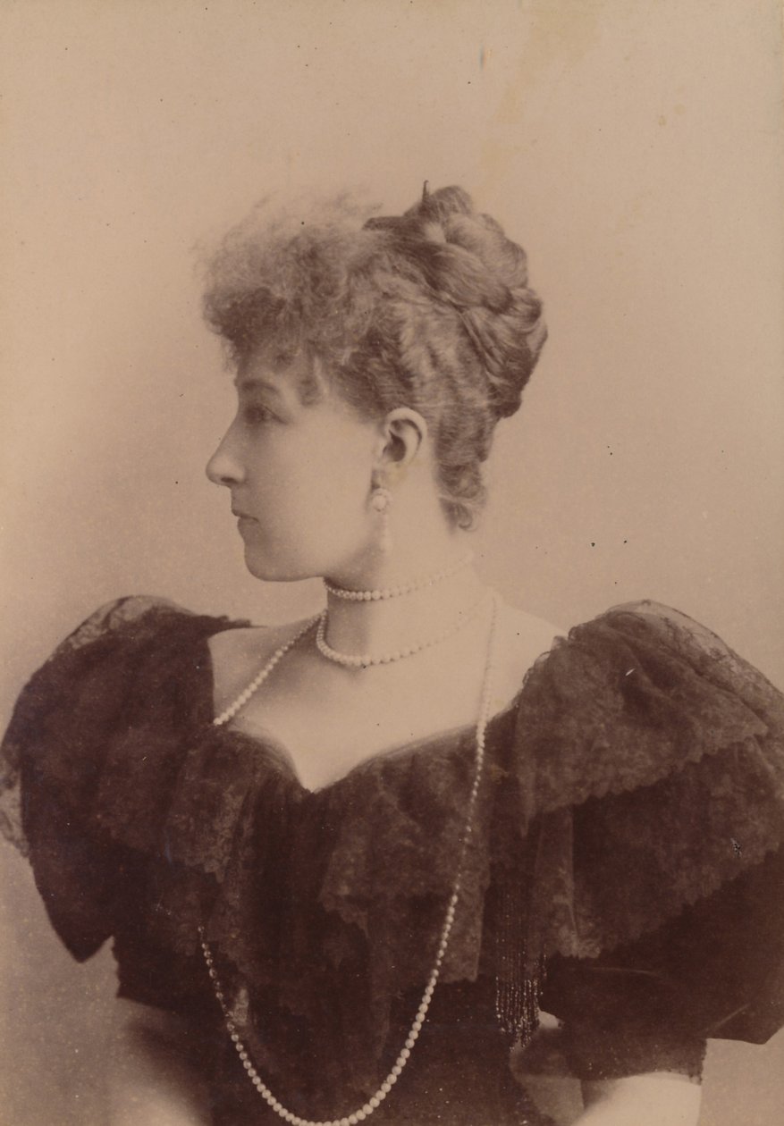 Prinsessan Stéphanie Clotilde Louise Herminie Marie Charlotte av Belgien (21 maj 1864 - 23 augusti 1945) av Unknown photographer