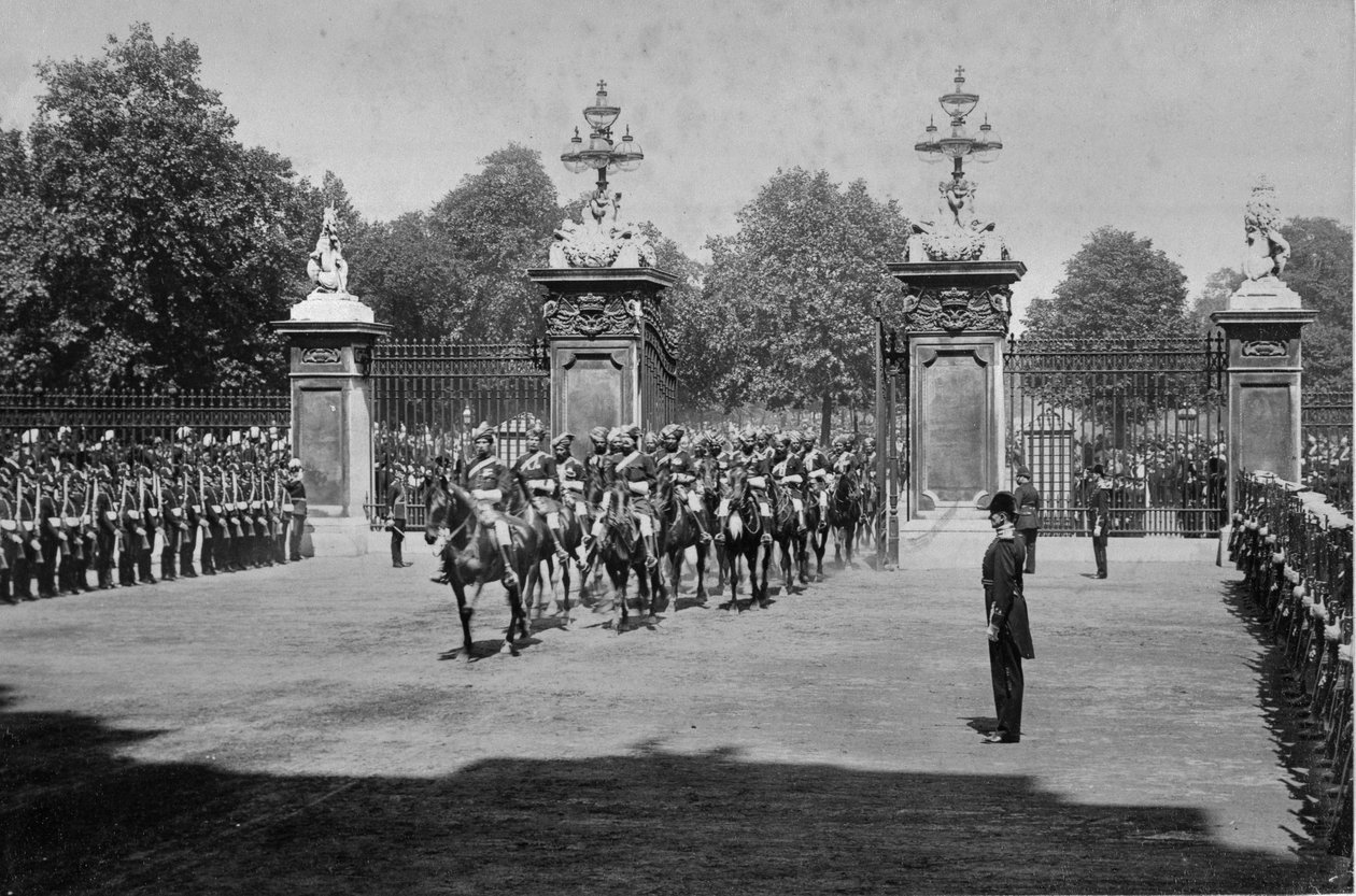Drottning Victorias diamantjubileumsprocession, 22 juni 1897 (s/v foto) av Unknown photographer