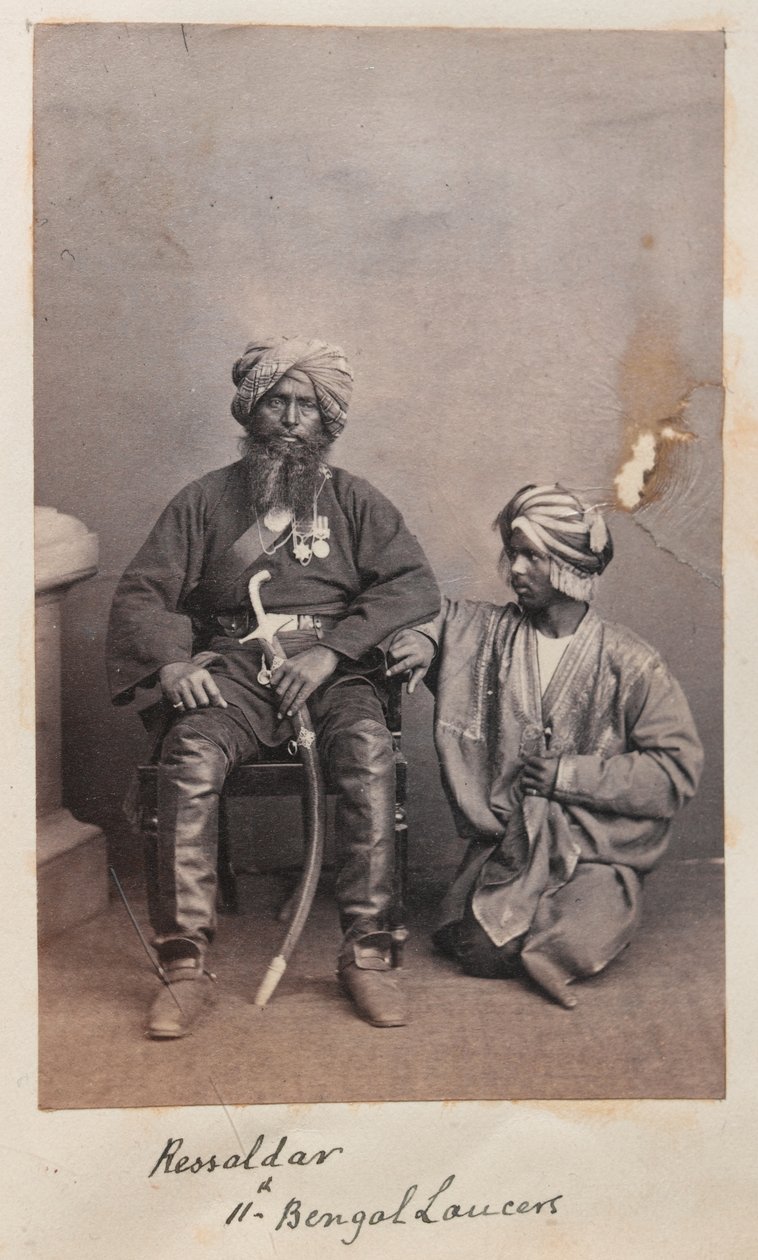 Rissaldar från 11:e Bengal Lancers av Unknown photographer