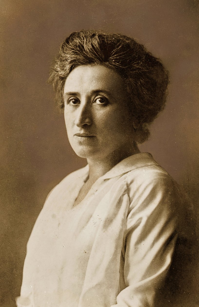 Rosa Luxemburg, ca 1911 (sepiatryck) av Unknown photographer