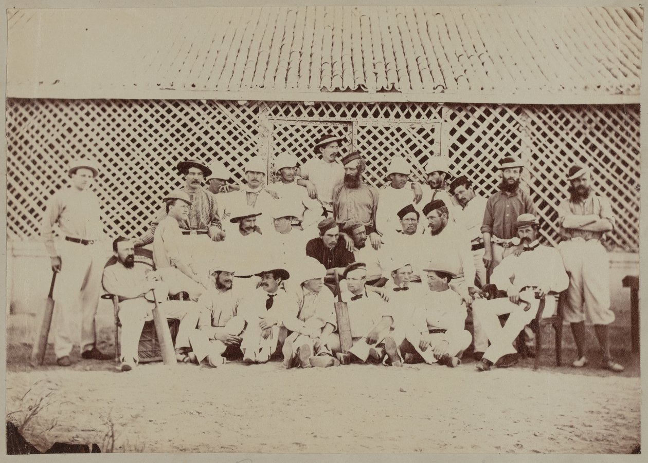 Royal Artillery Cricket-lag, Indien av Unknown photographer